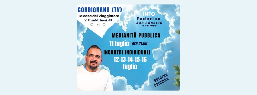 Medianità Pubblica con Gerardo Palumbo