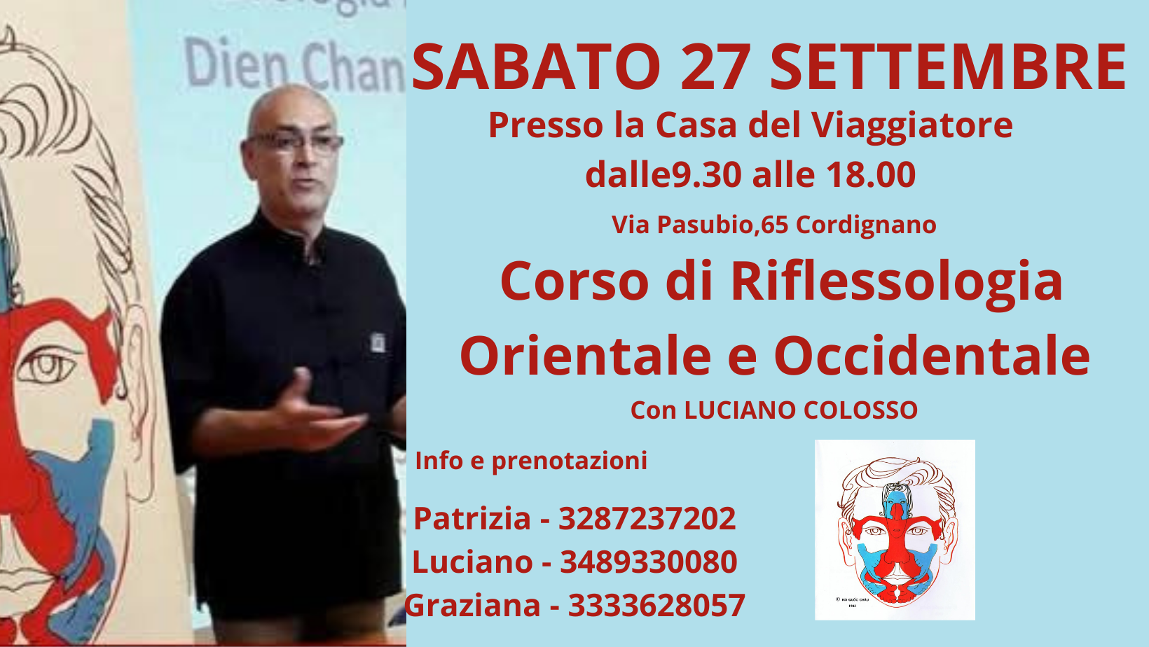 Corso di Riflessologia orientale e occidentale con Luciano Colosso