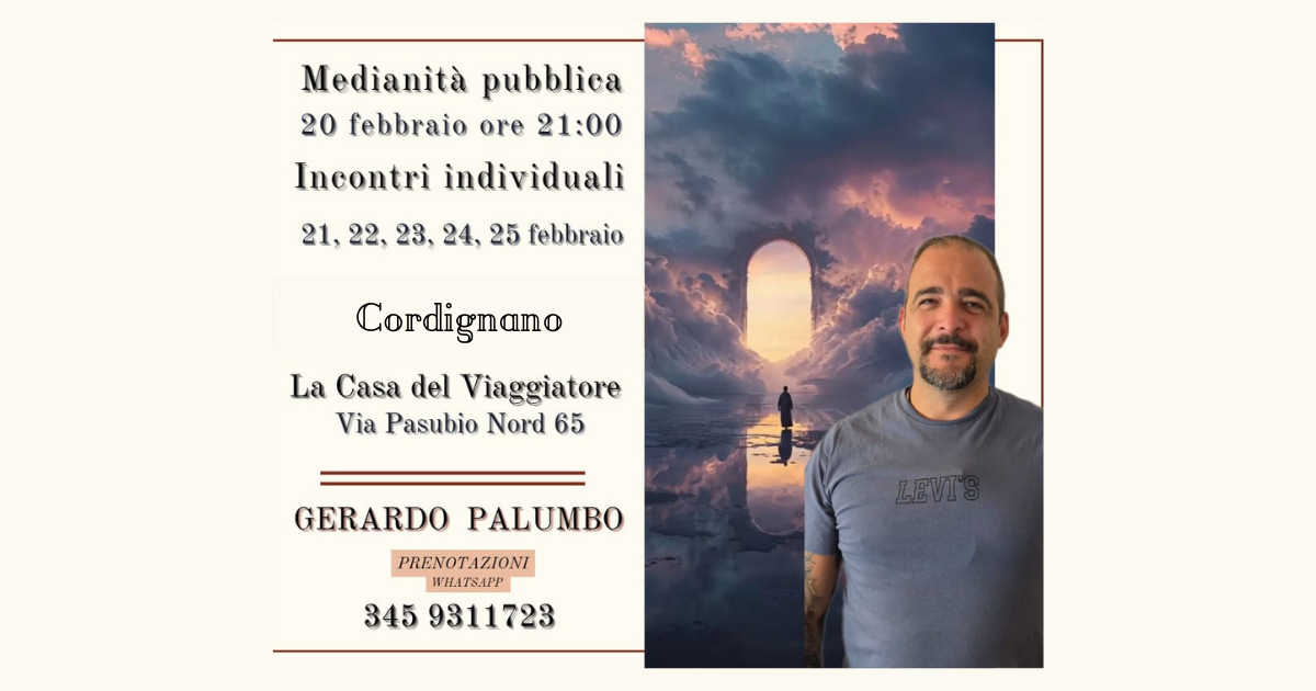 Medianità Pubblica con Gerardo Palumbo